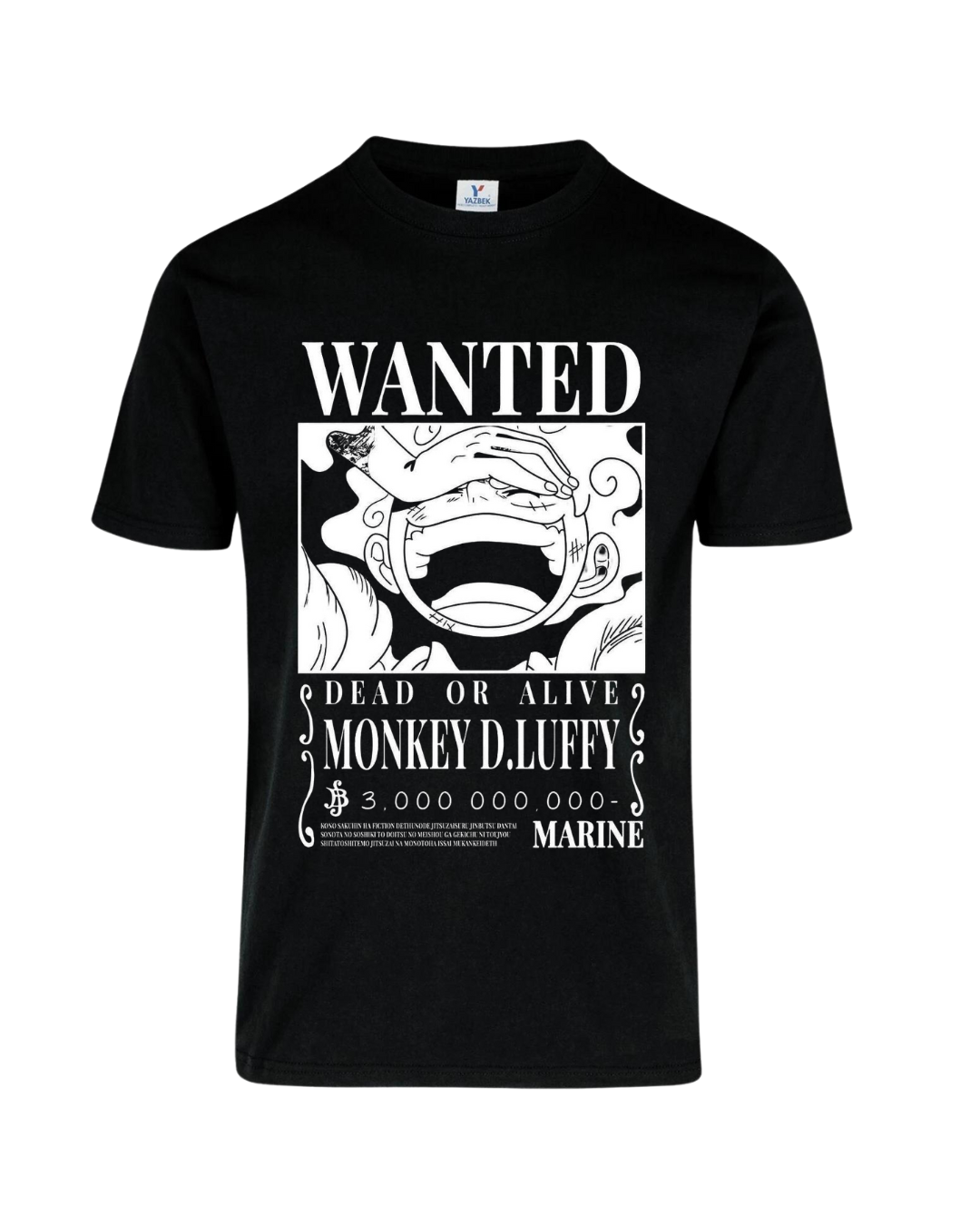 Remera WANTED Monkey D Luffy