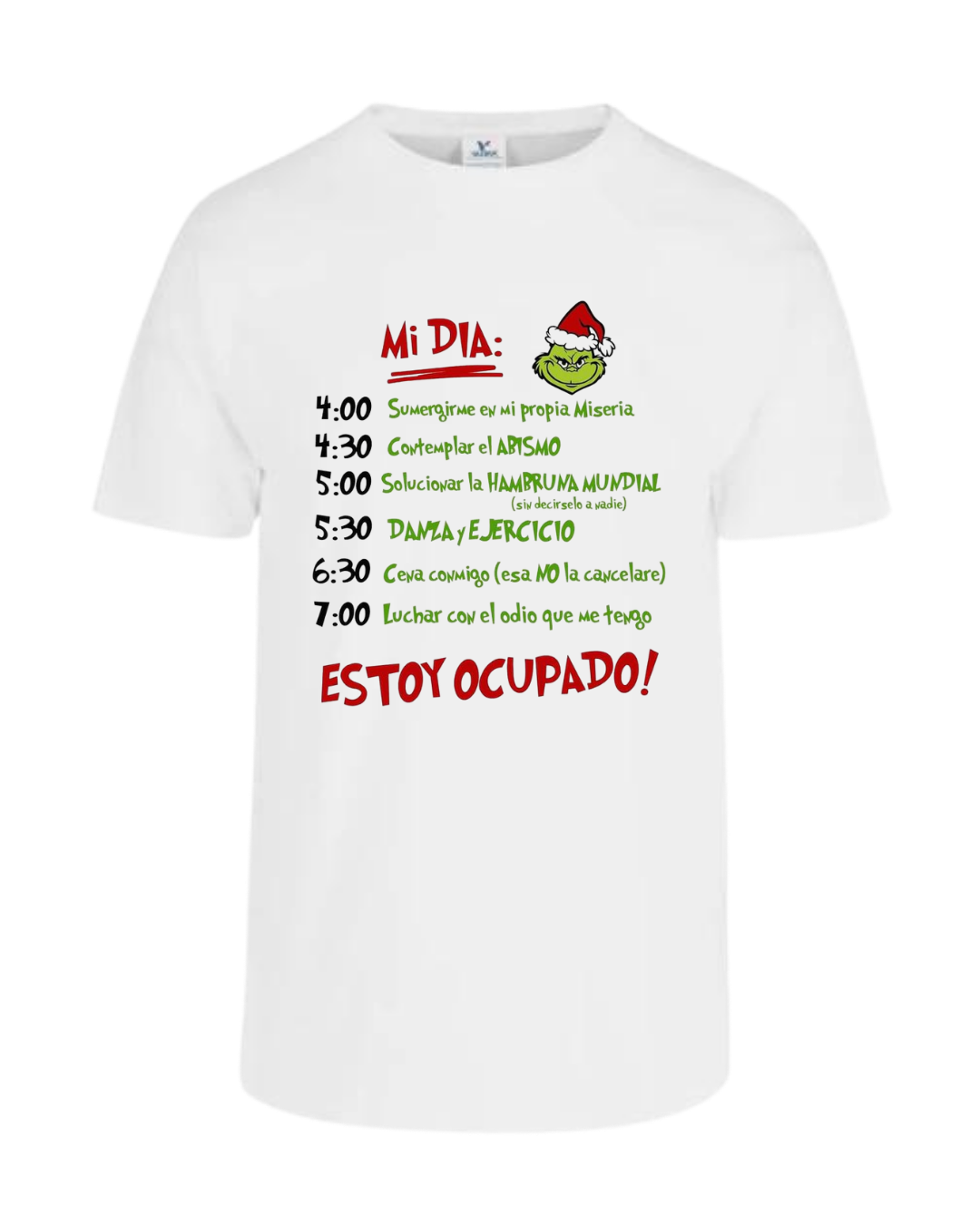 Remera Mi Dia Grinch