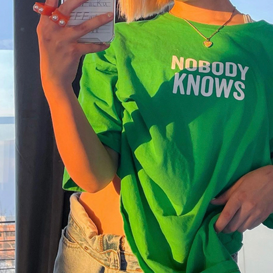 Remera Nobody knows