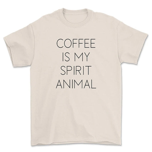 Remera Coffee is my spirit animal